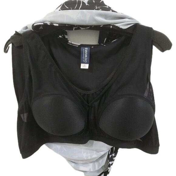 Swim365 Longer Length Short-Sleeve Swim Tunic Size 26 Built In Bra Beachy - Picture 9 of 14